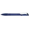 Ручки Senator Hattrix Clear SG MC темно-синие с металлическим клипом.