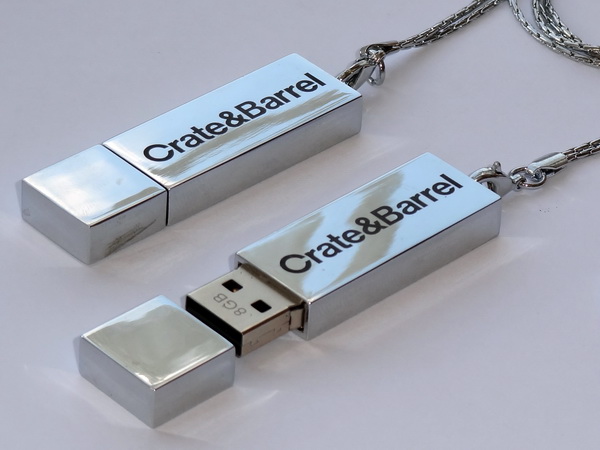 USB флешки с логотипом Crate & Barrel