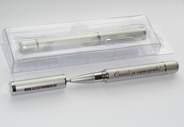 Ручка-флешка с гравировкой информации