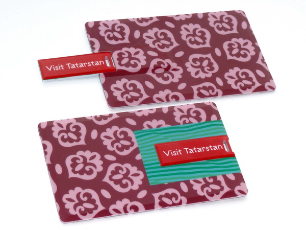 Флешки - кредитки с логотипом Visit Tatarstan