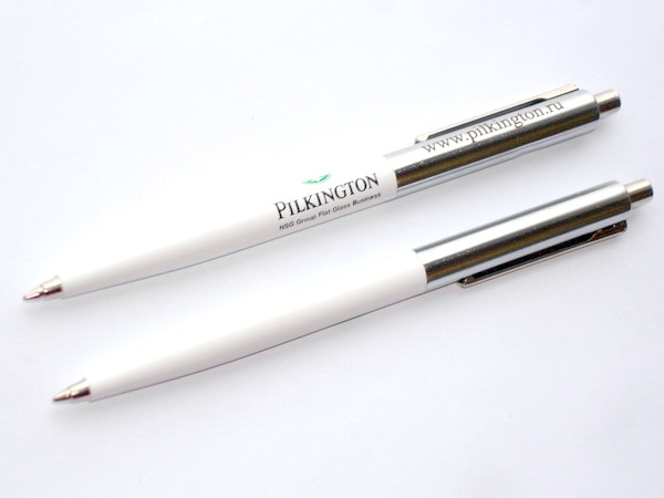 Популярные ручки Senator Point Metal с логотипом Пилкингтон