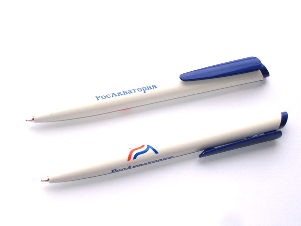 Ручки Сенатор Dart с логотипом компании заказчика.