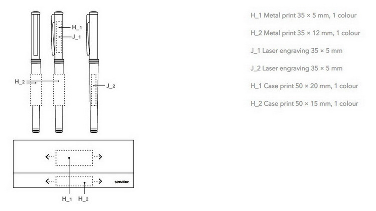 Нанесение логотипа на ручку Delgado Steel Нанесение логотипа на ручку Delgado Steel