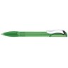 Ручки Senator Hattrix Clear SG MC зеленые с металлическим клипом.