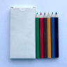 Белая коробочка для цветных детских карандашей.