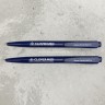 Синие ручки Dart Polished с логотипом Clovermed.