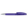 Ручка Senator Bridge Clear MT фиолетовая для нанесения логотипа компании.