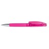 Ручка Senator Bridge Clear MT розовая для нанесения логотипа компании.