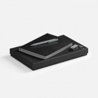 Набор с ручкой, ежедневником и флешкой Doppio Memory