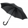 Черный зонт-трость Alessio для нанесения на клин логотипа.
