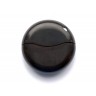 Черные usb флешки 021 round для нанесения логотипа - оборотная сторона.