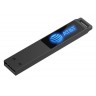 Флешка MarkBright Black с подсветкой