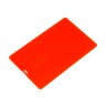 Usb флешки-кредитки Card 1 оранжевые.
