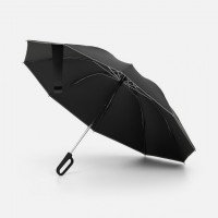 Зонт обратного сложения с ручкой-карабином Foldberry