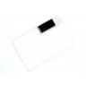 Usb флешки Card 5 из полупрозрачного пластика в сложенном виде (оборот).