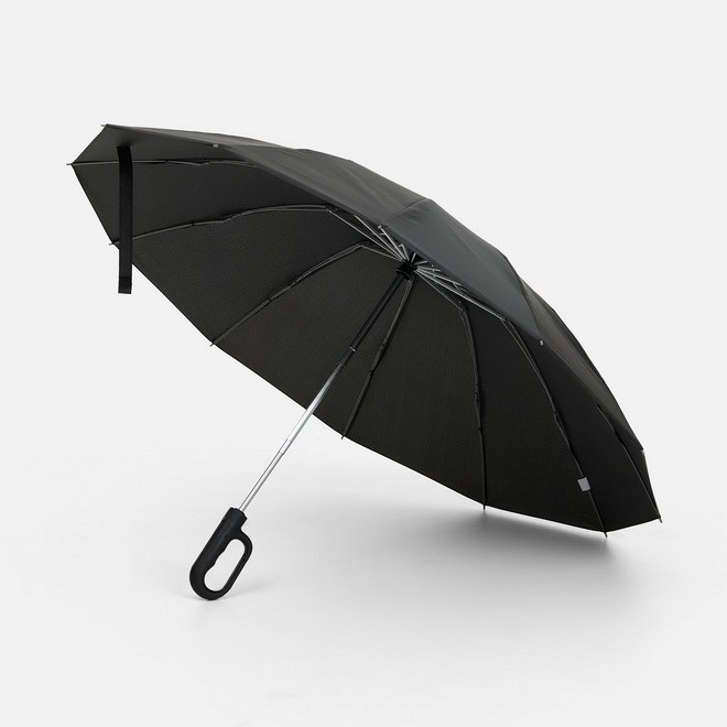 Зонт обратного сложения inLoop с ручкой-карабином