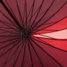 Оборотная внутренняя поверхность красного зонта-трости Спектр.