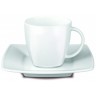 Чашка с блюдцем Maxim Espresso Set белые