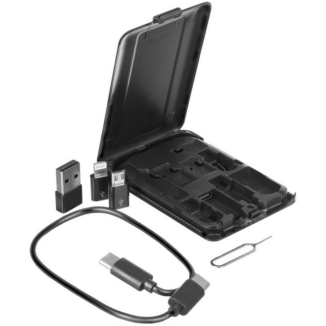 Органайзер с беспроводной зарядкой и набором адаптеров Octopod Органайзер с беспроводной зарядкой и набором адаптеров Octopod