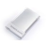 Универсальное зарядное устройство power bank PBM01. Цвет серебро в упаковке.