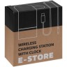 Зарядная станция c часами E-Store для смартфона, часов и наушников