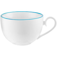 Чашка с голубой каемочкой