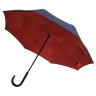 Зонт-трость Unit Style красный с синим для нанесения логотипа компании.