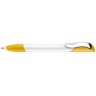 Ручки Senator Hattrix Polished Basic SG MC желтые с металлическим клипом.