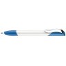 Ручки Senator Hattrix Polished Basic SG MC голубые с металлическим клипом.