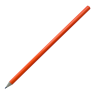 Оранжевые круглые простые карандаши для нанесения логотипа компании заказчика.