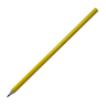 Желтые круглые простые карандаши для нанесения логотипа компании заказчика.