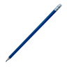 Синие простые карандаши с ластиком для нанесения логотипа компании.