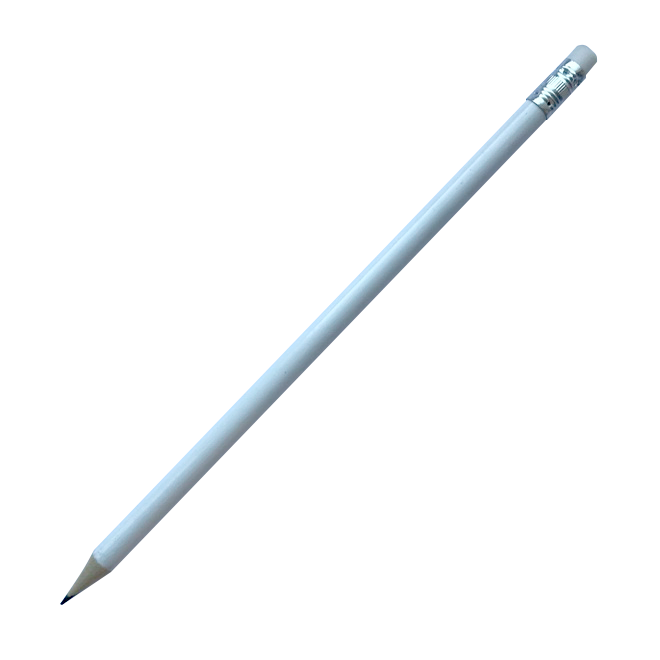 Простые карандаши с ластиком заточенные