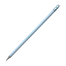 Белые простые карандаши с ластиком для нанесения логотипа компании.